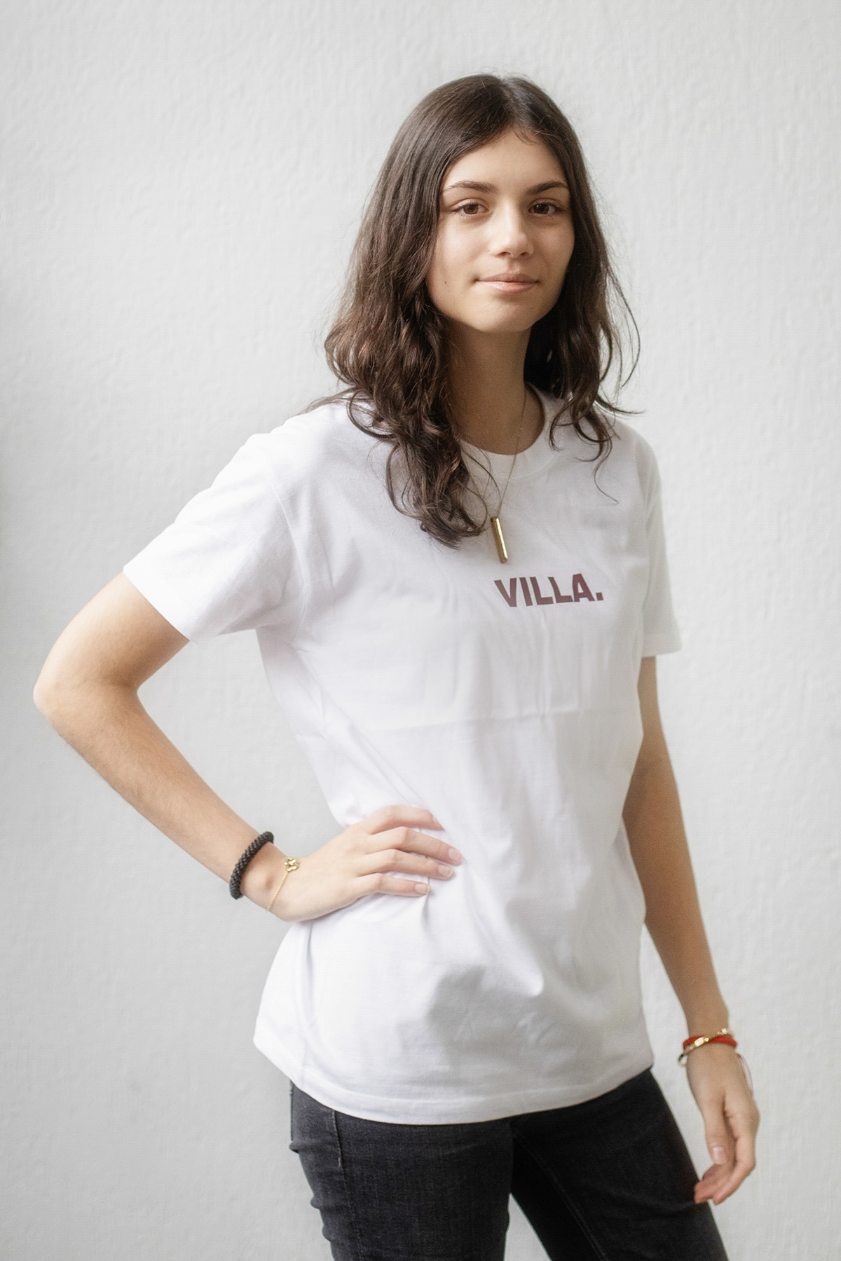 Villa Shirt weiß rot